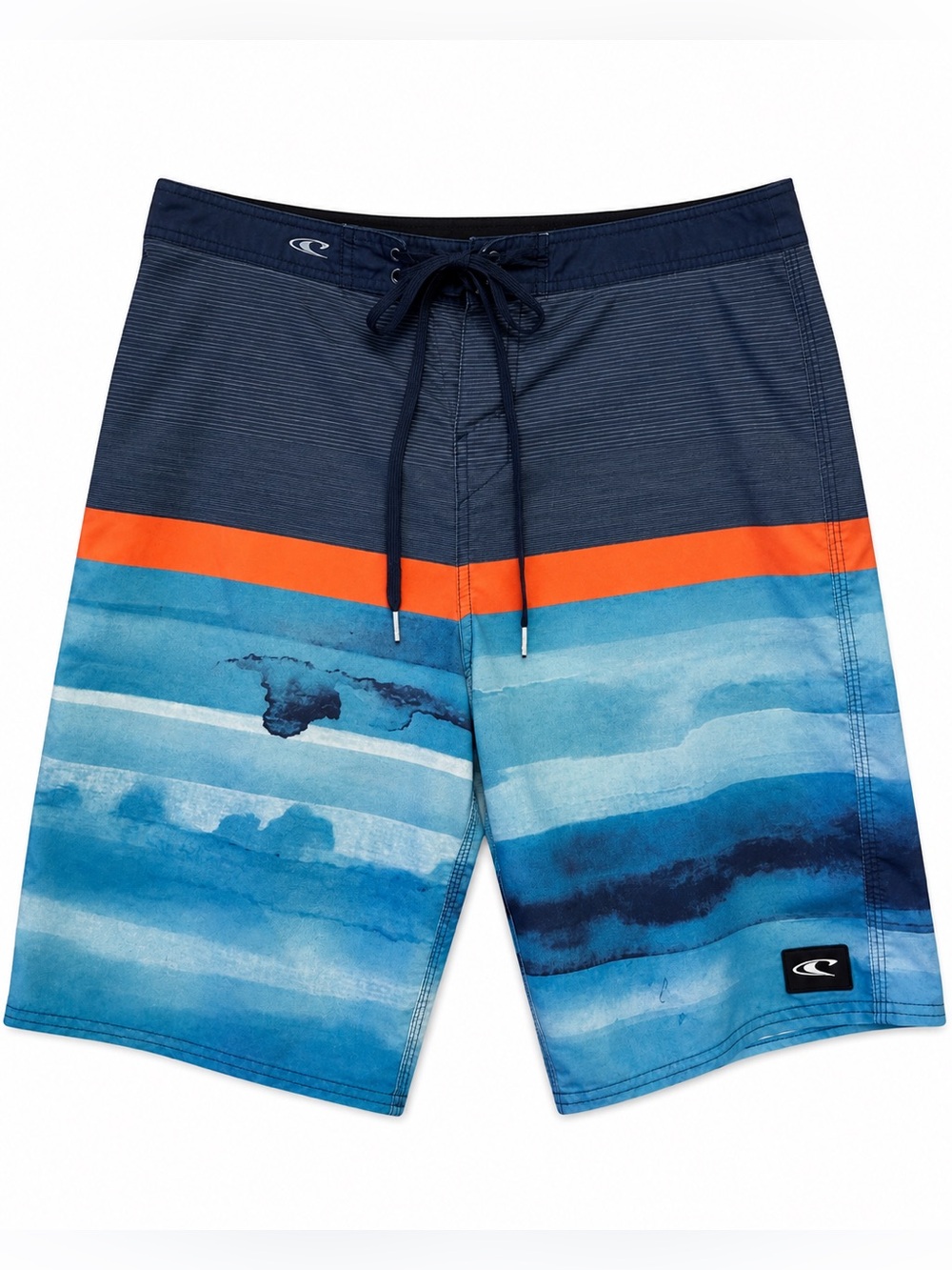 O’Neill Breaker 21” Board Shorts Men’s Size 34 Blue Orange Surf Swim Trunks